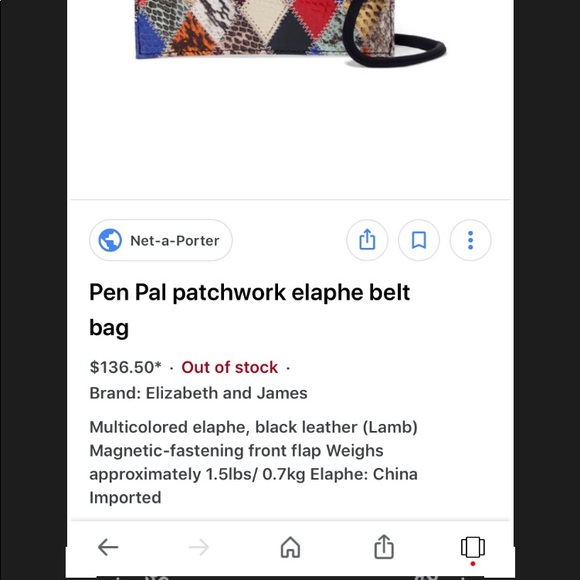 Leather Elizabeth and James Bag - Picture 8 of 8